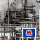 The Marathon Petroleum Corp. refinery in Detroit.